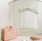 3 Sprouts: Detský stan Recycled Gingham Beige