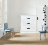 Detská čalúnená lavica Lifetime Kidsrooms: Frosted Blue