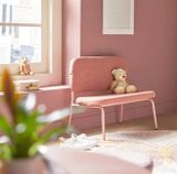 Lifetime Kidsrooms: Detská čalúnená lavica Rose Blush 