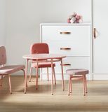 Lifetime Kidsrooms: Detská čalúnená stolička Rose Blush