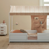 Textilná strecha pre posteľ Lifetime Kidsrooms: Peach