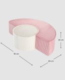 Wigiwama: Hrací set Pouffe Pink Mousse