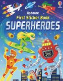 First Sticker Book Superheroes