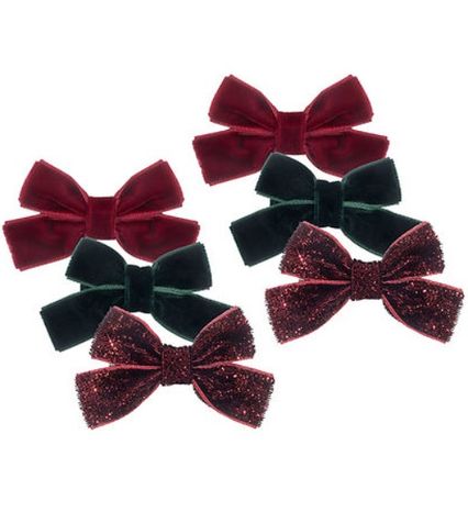 Klipové sponky Konges Slojd 6ks: Velvet Bow