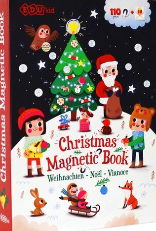 Magnetická kniha Vianoce - Christmas Magnetic Book