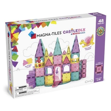 Magnetická stavebnica Magna-Tiles Castle DLX 48ks