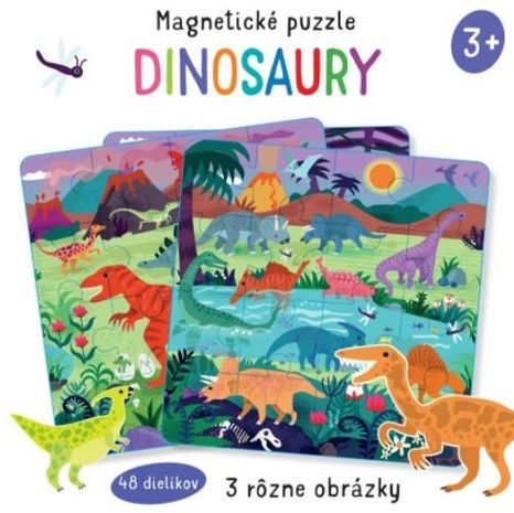 Magnetické puzzle Dinosaury