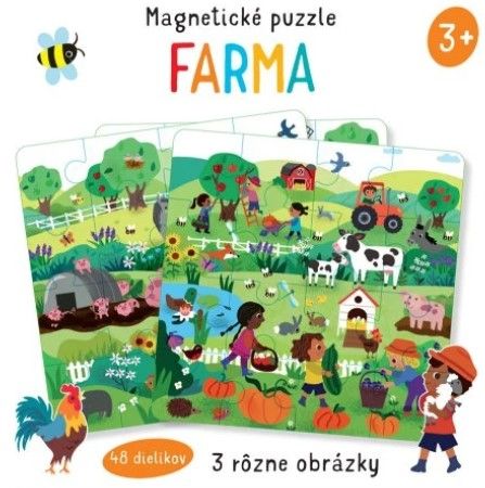 Magnetické puzzle Farma