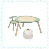 Stokke MuTable Clover Green + Stolička + Kôš na hračky Stars