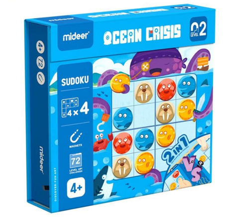 Sudoku LEVEL UP 02 Mideer: Kríza v oceáne