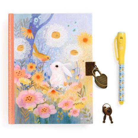 Tajný zápisník s čarovným perom Djeco: Kendra zajačik